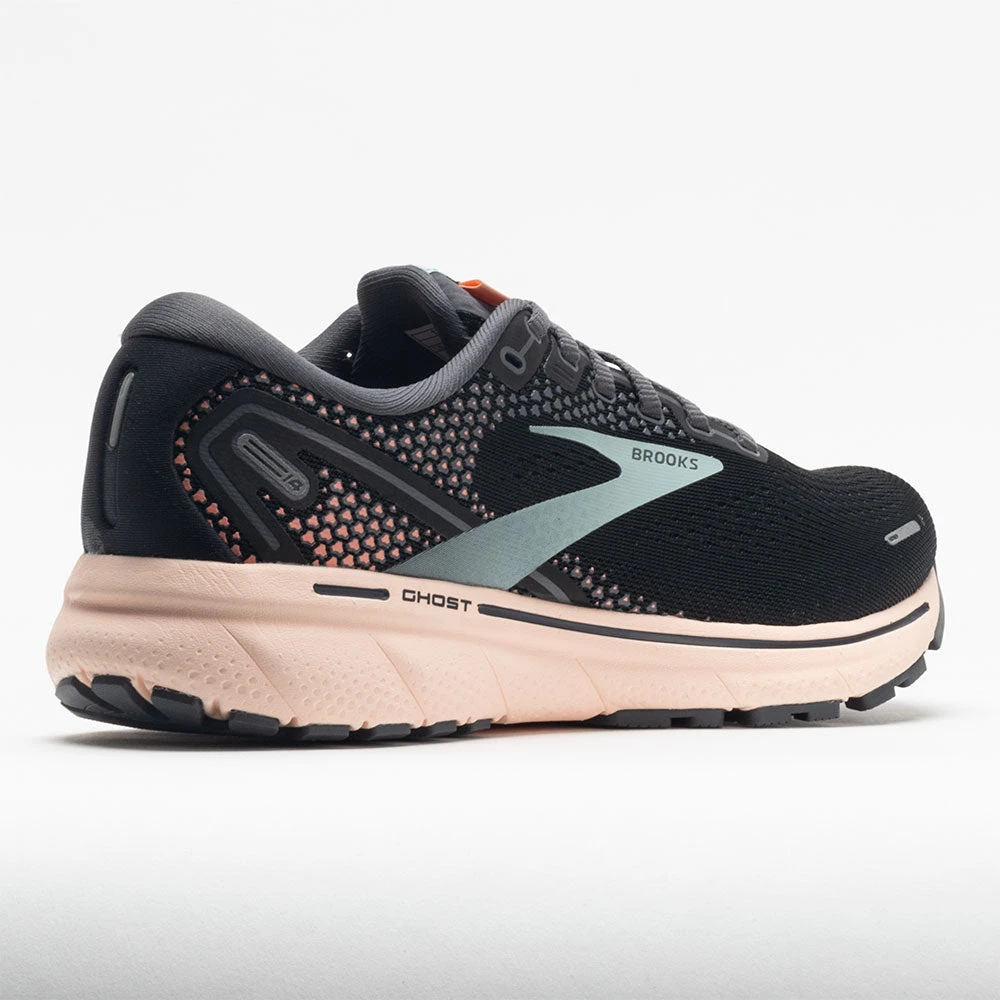 Brooks Ghost 14 Women's Black/Pearl/Peach 8 Brooks Ghost 14 Women's Black/Pearl/Peach - Image 6