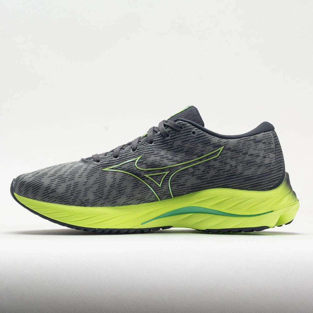 Mizuno Wave Rider 26 Mesh Men's Ultimate Grey/Neo Lime 4 Mizuno Wave Rider 26 Mesh Men's Ultimate Grey/Neo Lime - Image 2