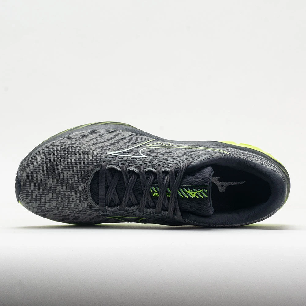 Mizuno Wave Rider 26 Mesh Men's Ultimate Grey/Neo Lime 5 Mizuno Wave Rider 26 Mesh Men's Ultimate Grey/Neo Lime - Image 3