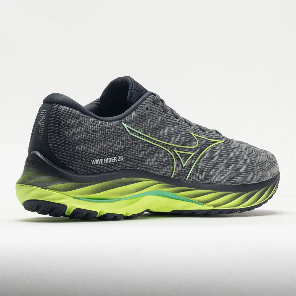 Mizuno Wave Rider 26 Mesh Men's Ultimate Grey/Neo Lime 8 Mizuno Wave Rider 26 Mesh Men's Ultimate Grey/Neo Lime - Image 6