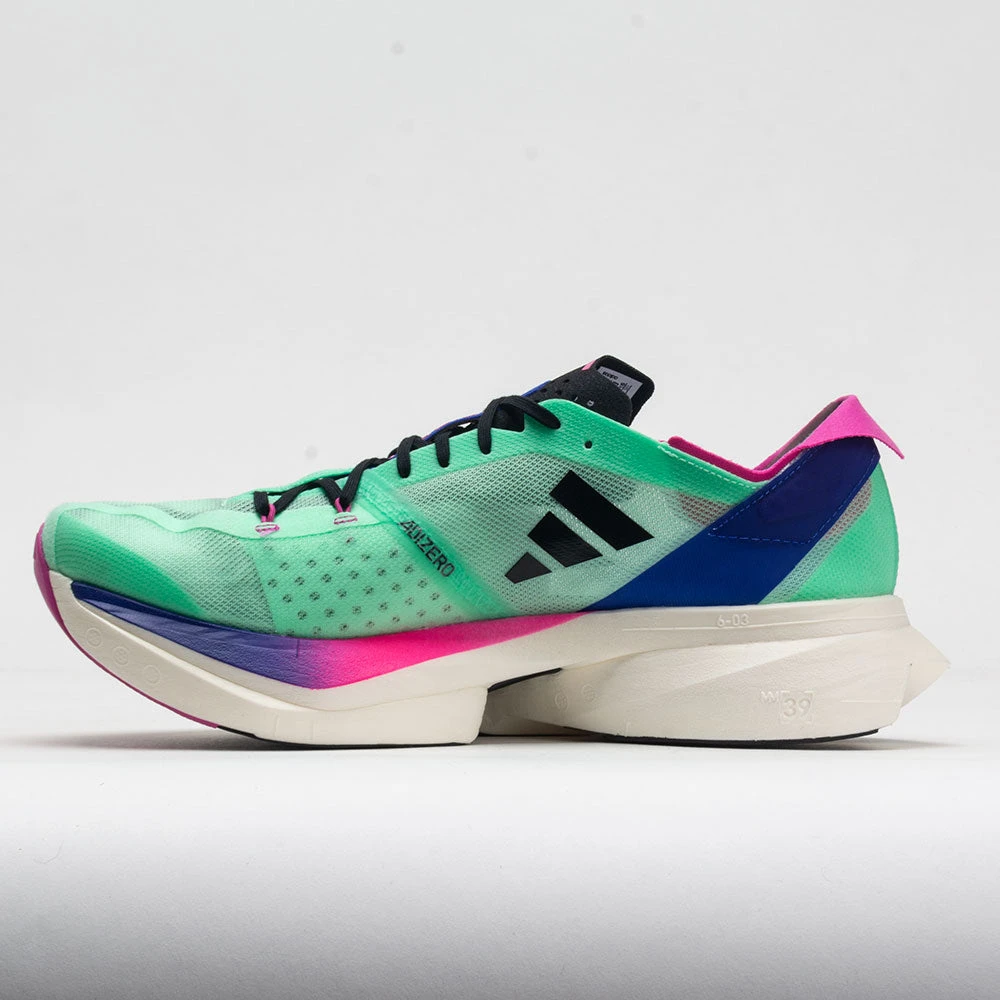 Adidas Adizero Adios Pro 3 Men's Pulse Mint/Core Black/Lucid Blue 4 Adidas Adizero Adios Pro 3 Men's Pulse Mint/Core Black/Lucid Blue - Image 2