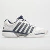 K-Swiss Hypercourt Express Leather Men's White/Navy/Silver -Shoes Shop 113347 3