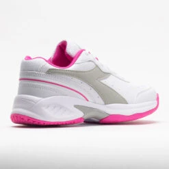 Diadora Challenge 4 SL Junior White/Silver/Rodamine Red -Shoes Shop 121325 6
