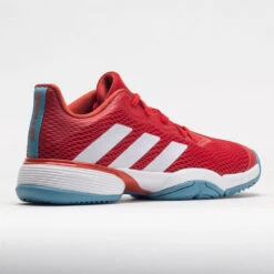 Adidas Barricade Junior Better Scarlet/White/Preloved Red -Shoes Shop 121361 6