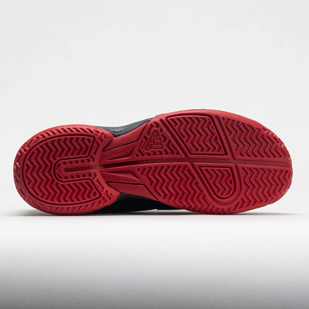 Adidas CourtFlash Junior Black/Preloved Blue/Better Scarlet 6 Adidas CourtFlash Junior Black/Preloved Blue/Better Scarlet - Image 4