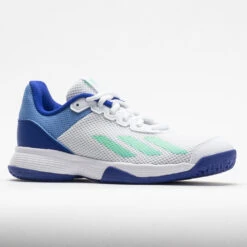 Adidas CourtFlash Junior White/Pulse Mint/Lucid Blue -Shoes Shop 121369 5