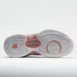 K-Swiss Hypercourt Express 2 Junior Blanc De Blanc/Nile Blue/Desert -Shoes Shop 121383 4