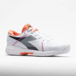 Diadora Trofeo AG Pickleball Women's White/Black/Vermillion Orange 12 Diadora Trofeo AG Pickleball Women's White/Black/Vermillion Orange -Shoes Shop 370024 5