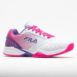 Fila Volley Zone Women's White/Pink Glo/Purple -Shoes Shop 370037 5