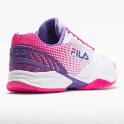 Fila Volley Zone Women's White/Pink Glo/Purple -Shoes Shop 370037 6