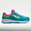 Fila Double Bounce 3 Women's Scuba Blue/White/Safety Yellow -Shoes Shop 370041 3