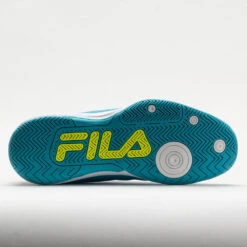 Fila Double Bounce 3 Women's Scuba Blue/White/Safety Yellow -Shoes Shop 370041 4