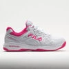 Fila Double Bounce 3 Women's White/White/Pink Glo -Shoes Shop 370042 3