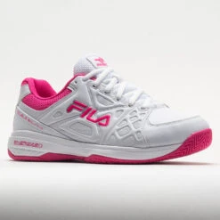 Fila Double Bounce 3 Women's White/White/Pink Glo -Shoes Shop 370042 5