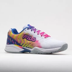 Fila Volley Zone PBF Women's White/Knockout Pink/Mazarine Blue -Shoes Shop 370107 5