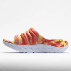 HOKA Ora Recovery Slide Swirl Unisex Yellow Pear/Fiesta 10 HOKA Ora Recovery Slide Swirl Unisex Yellow Pear/Fiesta -Shoes Shop 570558 1