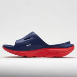 HOKA Ora Slide 3 Unisex Bellwether Blue/Red Alert -Shoes Shop 570614 1