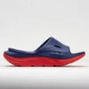 HOKA Ora Slide 3 Unisex Bellwether Blue/Red Alert -Shoes Shop 570614 3